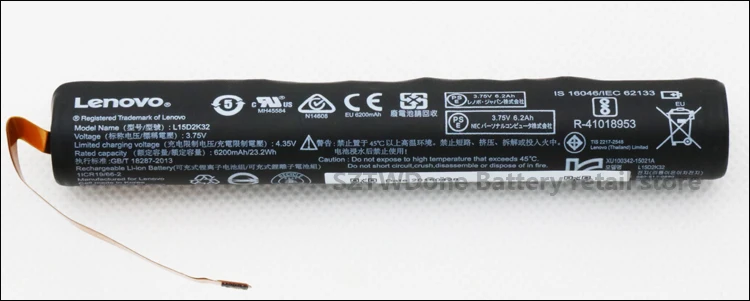 Оригинальный аккумулятор для LENOVO новый оригинальный L15D2K32 L15C2K32 3 75 в 6200 мАч |