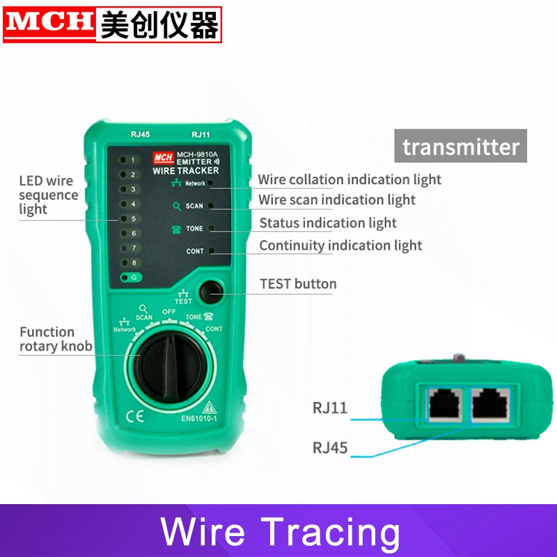 RJ45 кабель тестовый er сеть Lan UTP трекер проверка провода проверка тестовая телефонная линия Finder RJ11 Cat5 Cat6 Прямая поставка