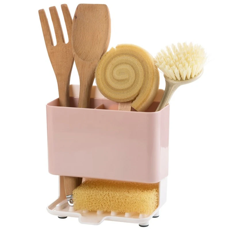 ONEUP Бесплатная губка кухонная коробка сушилка для посуды самосливающаяся