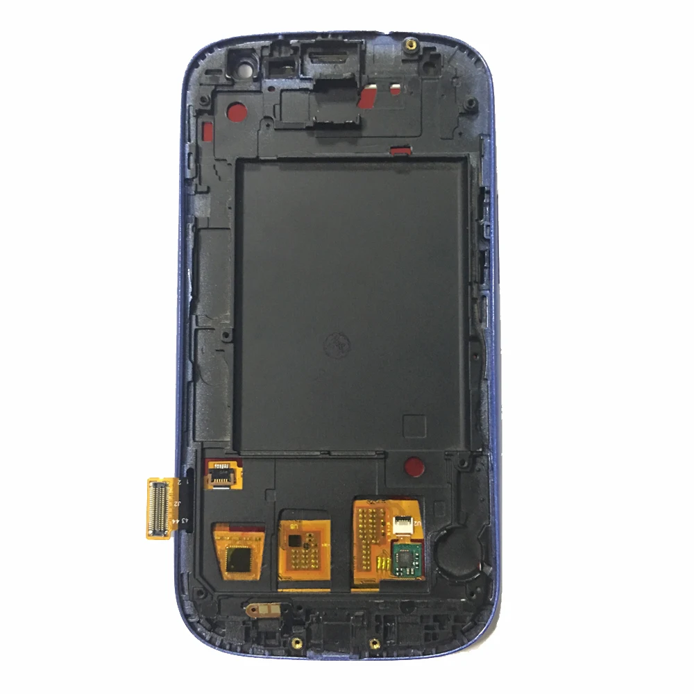 Для Samsung Galaxy S III S3 i9300 ЖК-дисплей сенсорный экран дигитайзер с рамкой Замена для LCD |