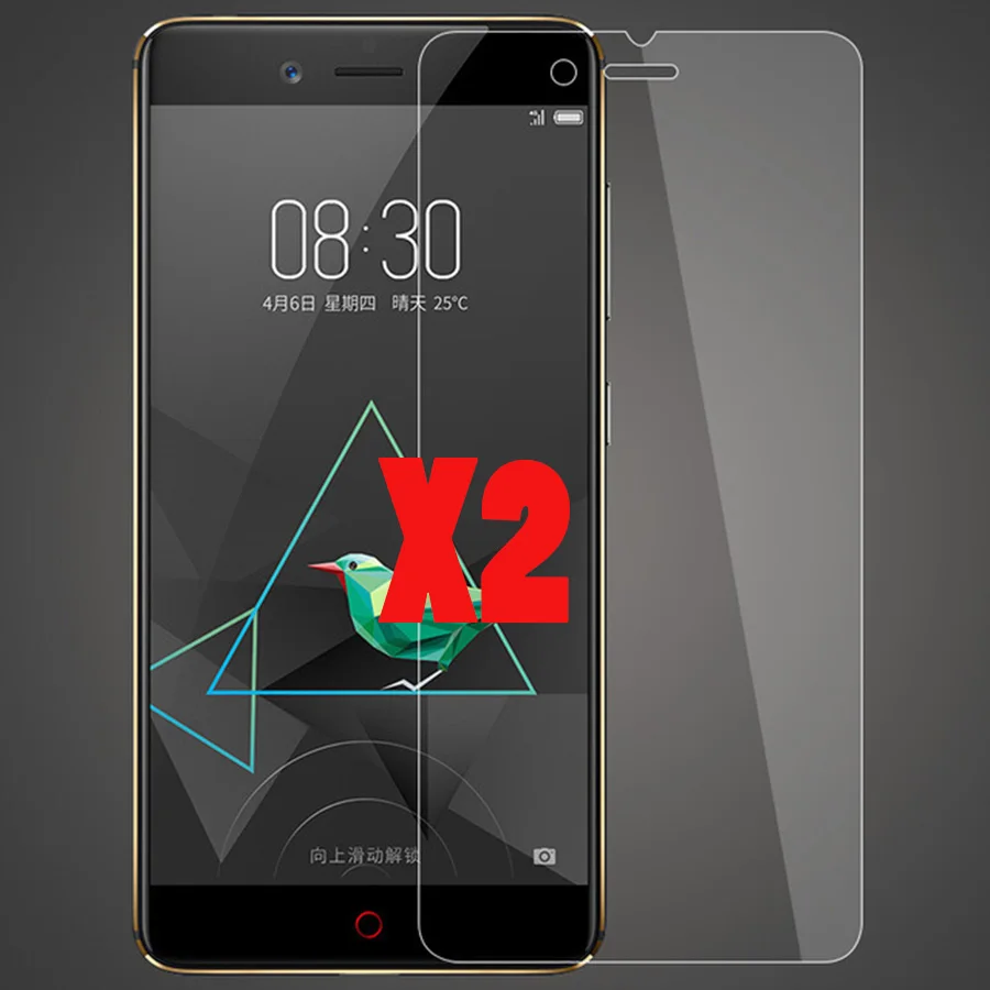 2 шт закаленное стекло для zte Nubia Z17 Lite Z18 Z17s Z11 mini S Защита экрана Axon 9 Pro 0 26 мм 9H