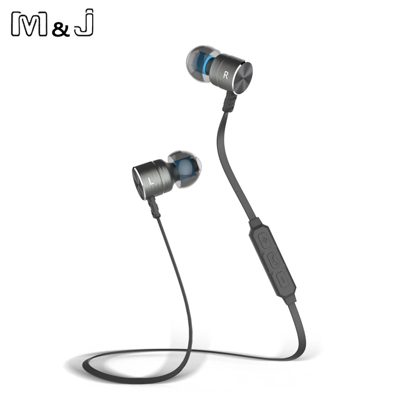 M & J B25 Профессиональный Беспроводной металлические магнитные наушники bluetooth