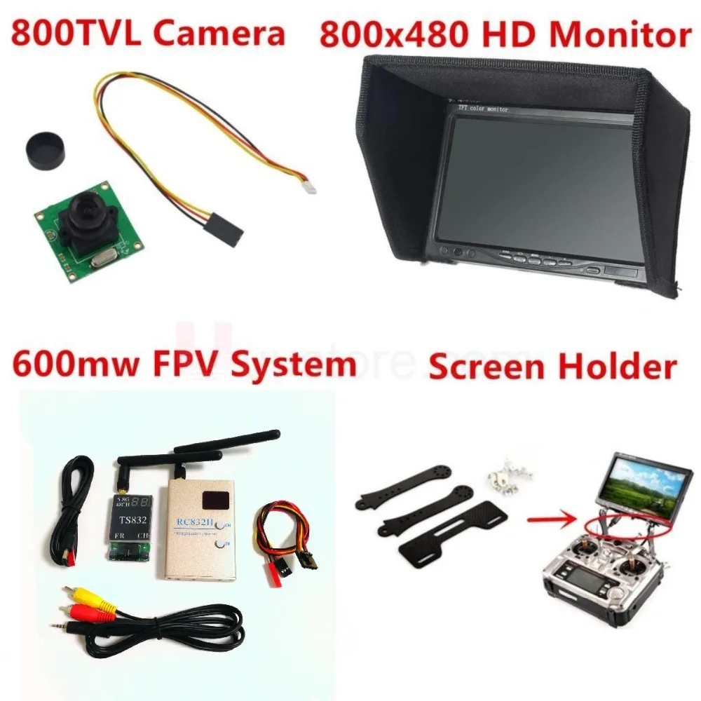 

AIO FPV Kit 5.8Ghz 600mW 32Ch Wireless A/V transmitter Receiver TS832 RC832 Plus QAV250 DJI phantom Sj4000