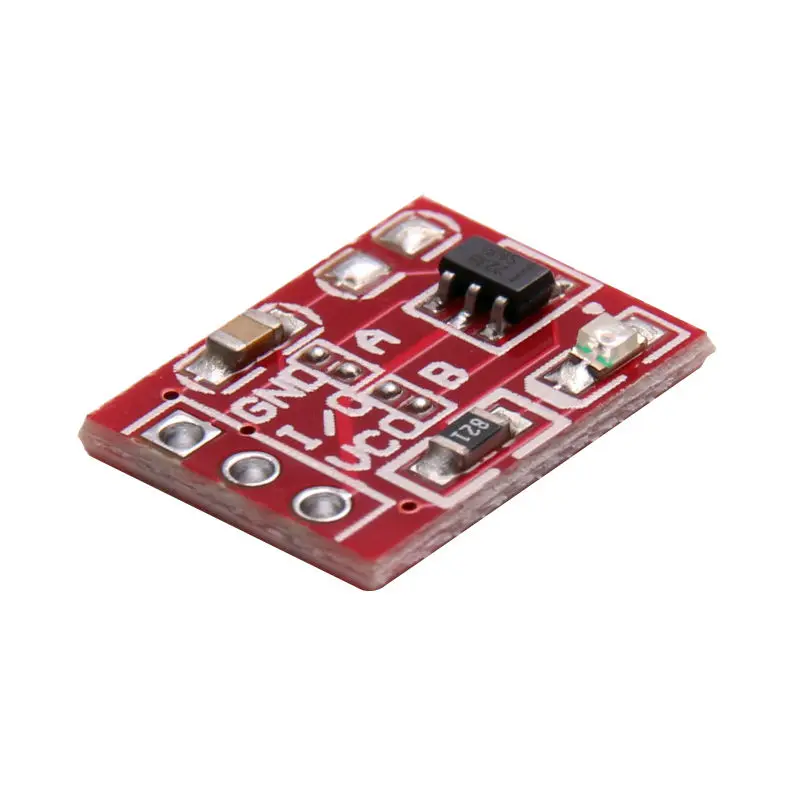 Glyduino TTP223 Модуль Сенсорного ключа емкостная кнопка включения самоблокирующийся