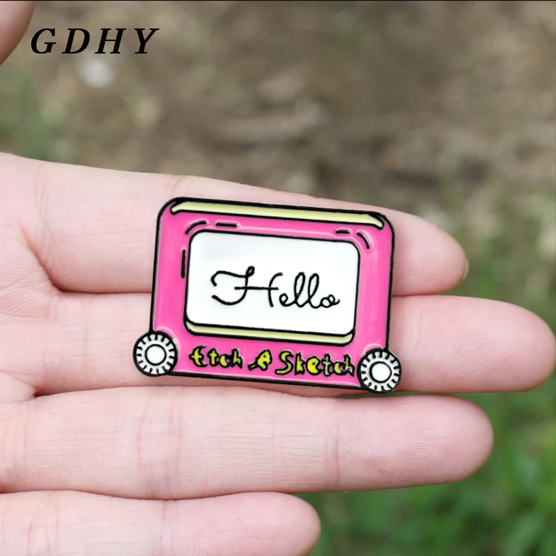 Эмалированные булавки для тетрадей GDHY HELLO брошь скетчей эмалированные детей