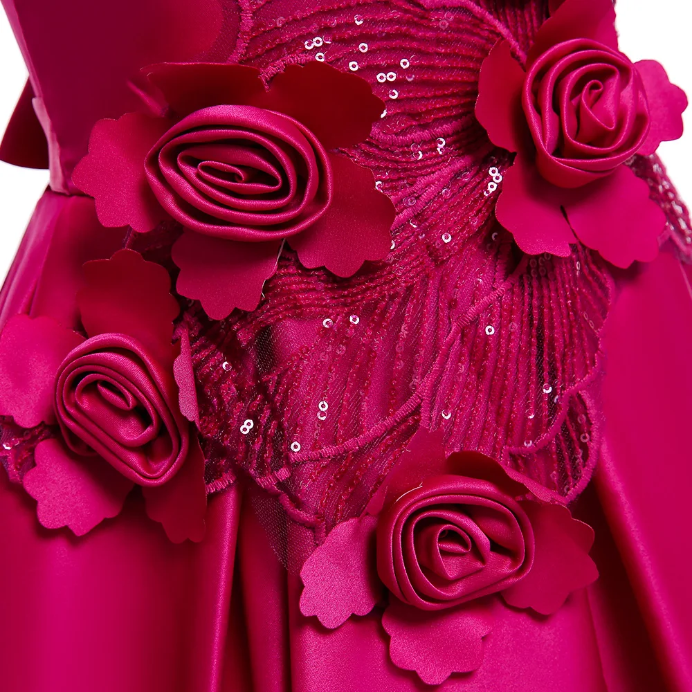 

2019 Summer Girl's Clothes Kids Tutu Birthday Princess Party Dress for Girls Infant Children Bridesmaid Elegant Dress for Girl