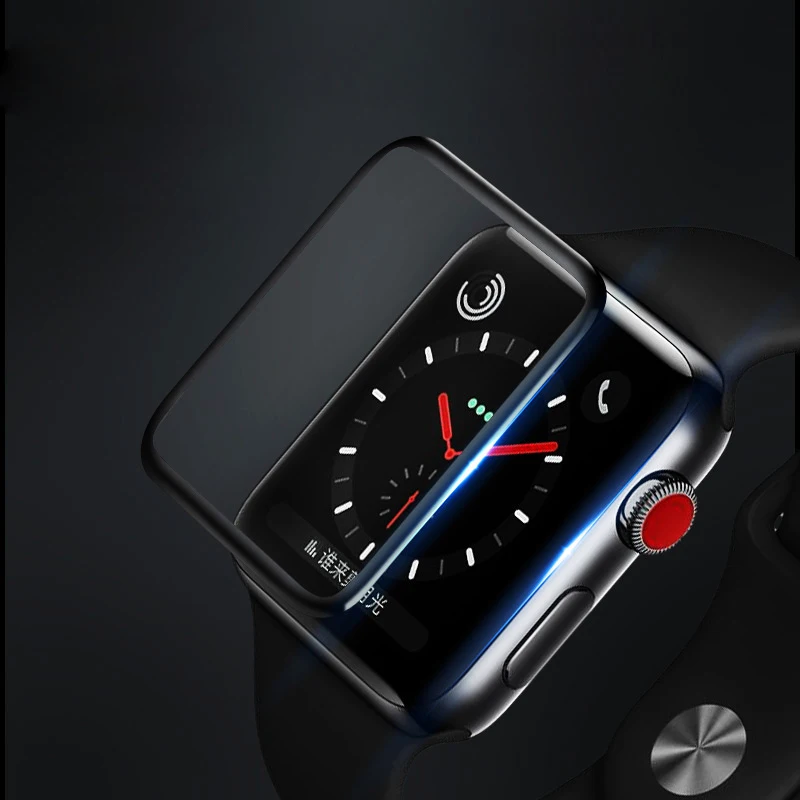 Защитная пленка Suntaiho для Apple watch 3 i Series 4 3D полное покрытие краев сенсорная точка