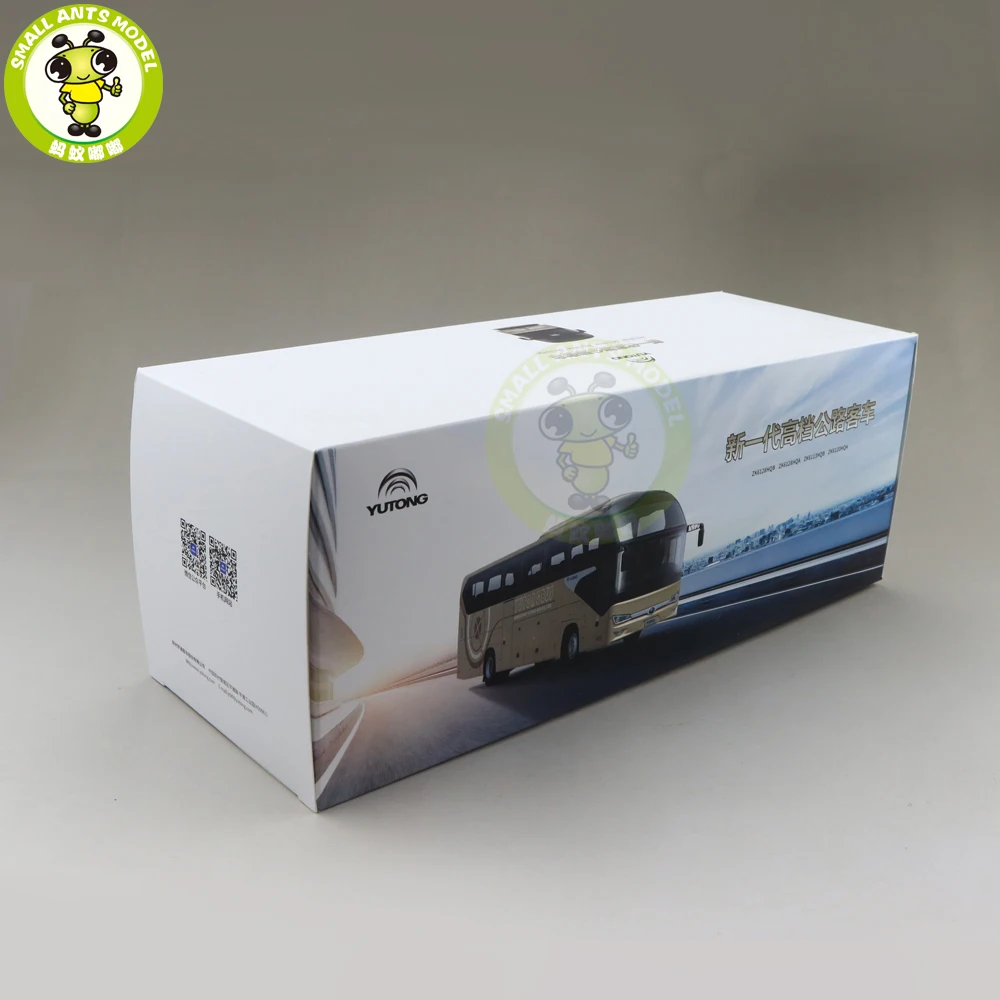 1/42 YuTong автобус ZK6128HQB автобус литой под давлением автобус модель автомобиля мальчик Gilr подарки игрушки