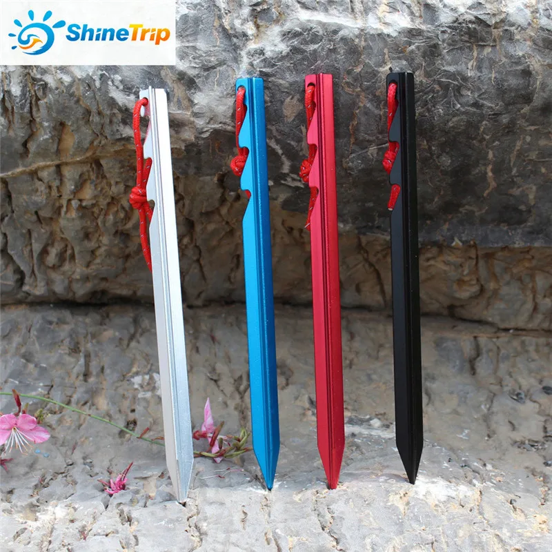 Все one tech Pack из 8 7075 алюминий открытый тент колышки для палатки безопасность и