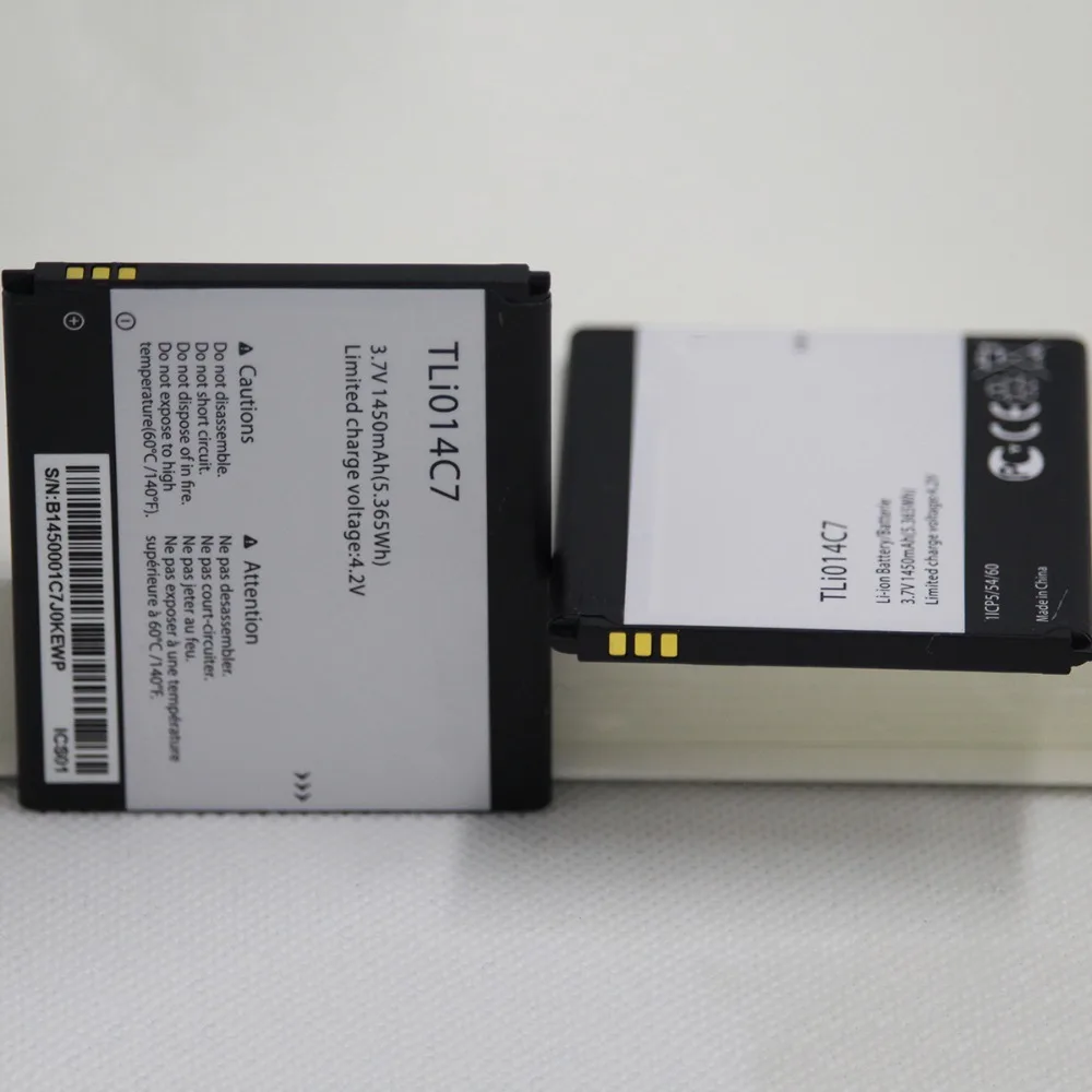 Внутренняя батарея для телефона TLi014C7 20 шт./лот 1450 мАч Alcatel One Touch Pixi First 4024D 4 0 дюйма
