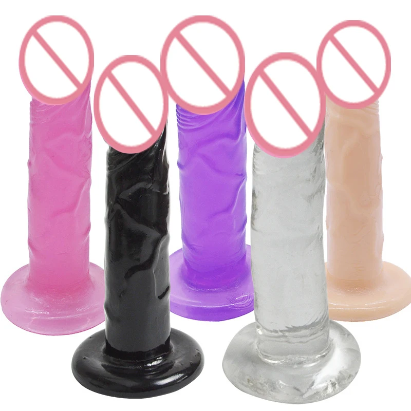 5 цветов Хрустальная Бриллиантовая Реалистичная имитация пениса чашка