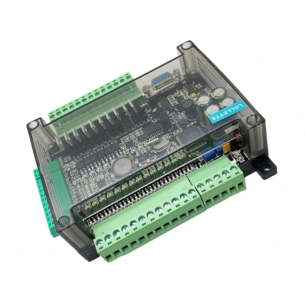 FX3U LE3U 24MT 6AD 2DA RTC(часы реального времени) 14 вход 10 транзисторный выход 6 аналоговый вход 2 аналоговый выход plc контроллер RS485