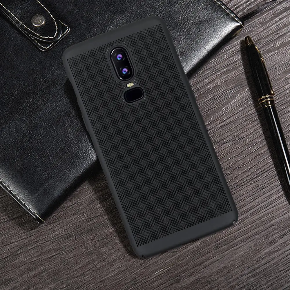 Wolfsay Матовый Жесткий чехол для OnePlus 6 ультра-тонкий 360 Полный Proective PC теплоотвод