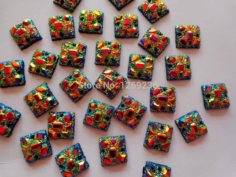 

High-quality flashing surface crystal beads 100pcs/lot AB colour Sew buttons diy jewelry accessories/ wholesale and retail