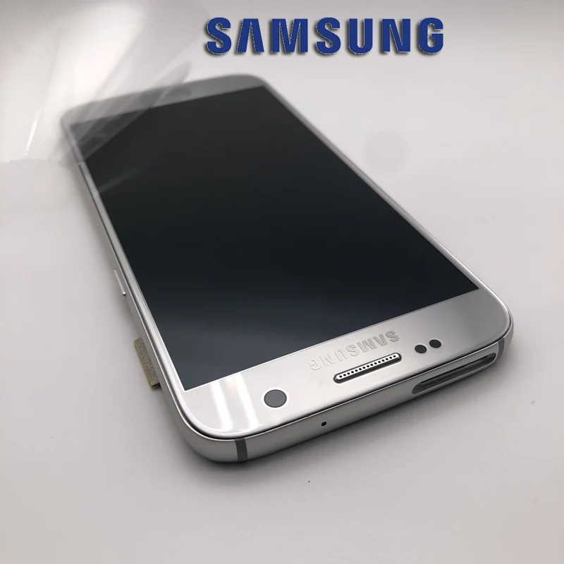5,1 ''Супер Amoled ЖК-дисплей с рамкой для samsung GALAXY S7 G930 lcd G930A G930F SM-G930F дигитайзер сенсорный экран