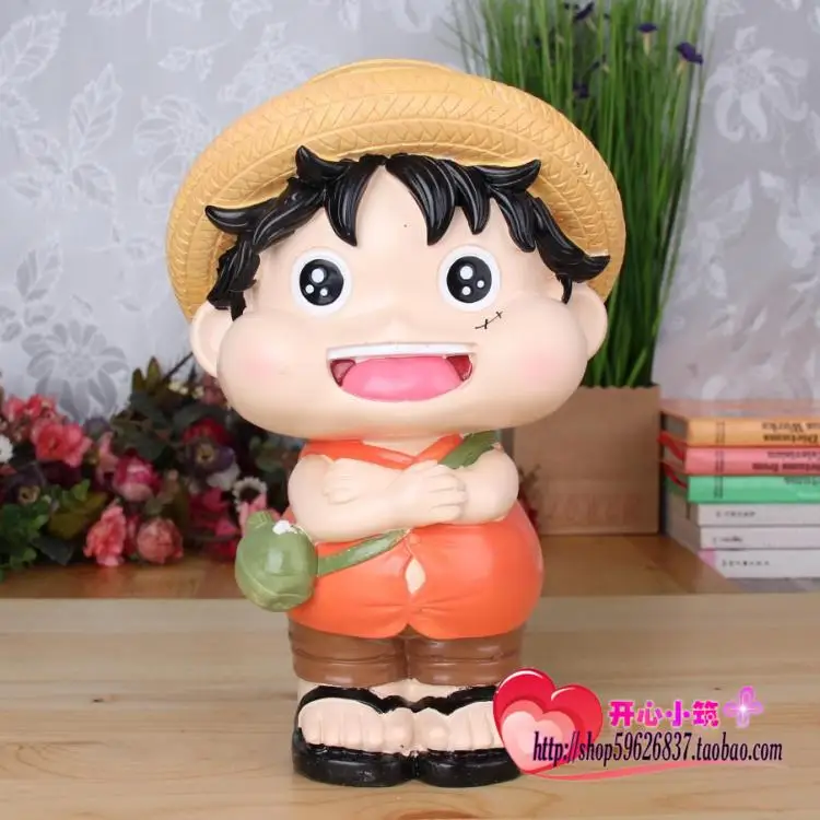 Free shipping ! One Piece Luffy money pot piggy cartoon characters gift ideas birthday | Дом и сад