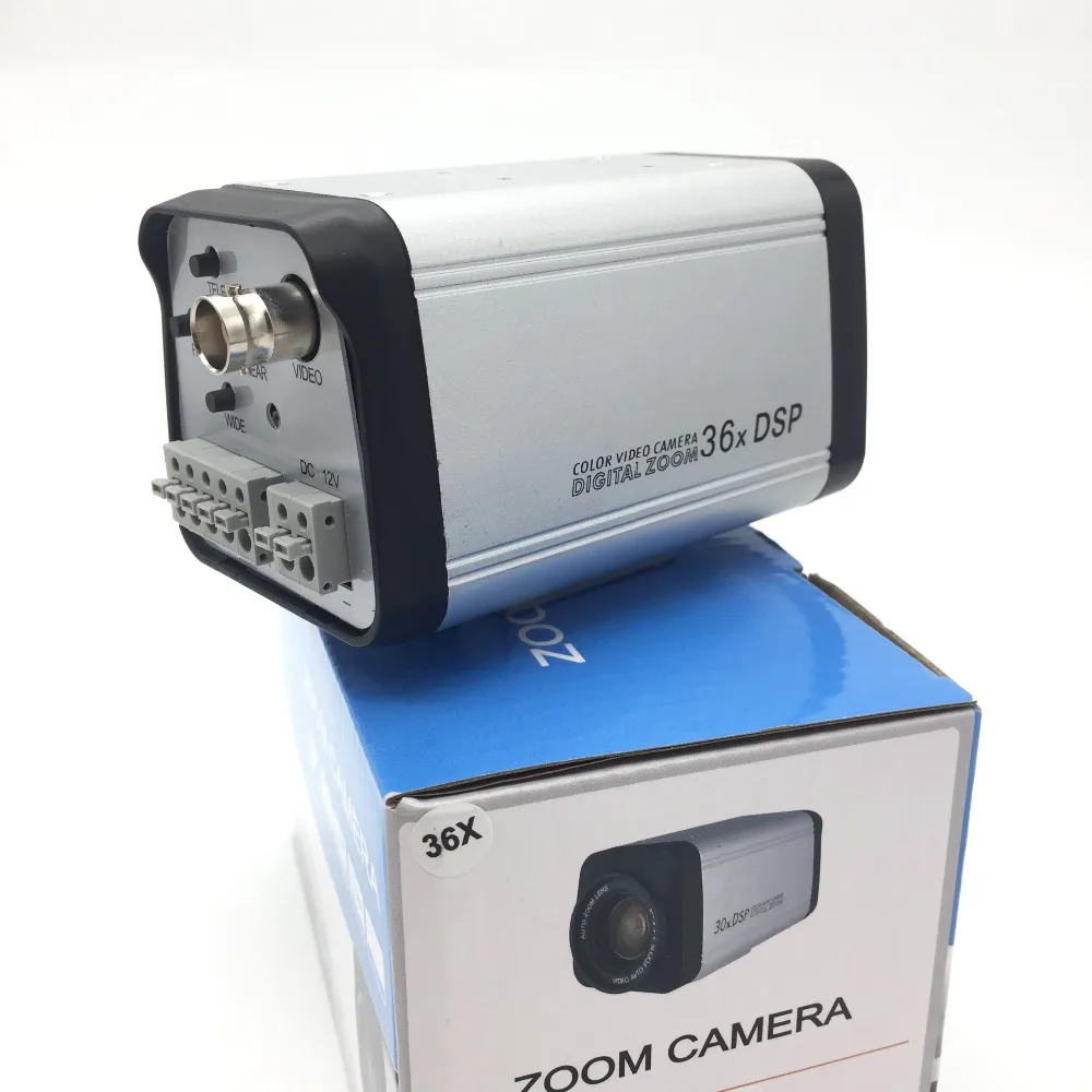HD 2.0MP AHD 1080P Коробка камера 36X зум объектив Коробка камера s WDR Авто Ирис DSP зум RJ485 камера для AHD DVR CCTV