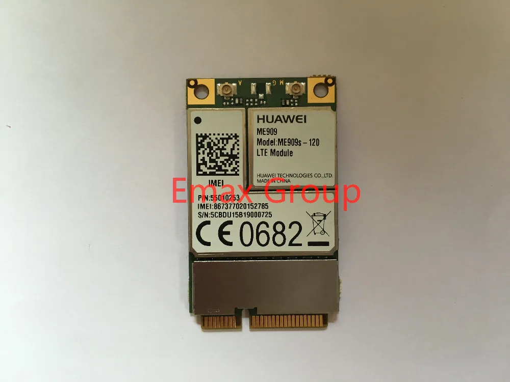 Бесплатная доставка мини PCIE ME909S-120 + 2 шт 15 см 4G TDD-LTE FDD-LTE Внутренняя антенна