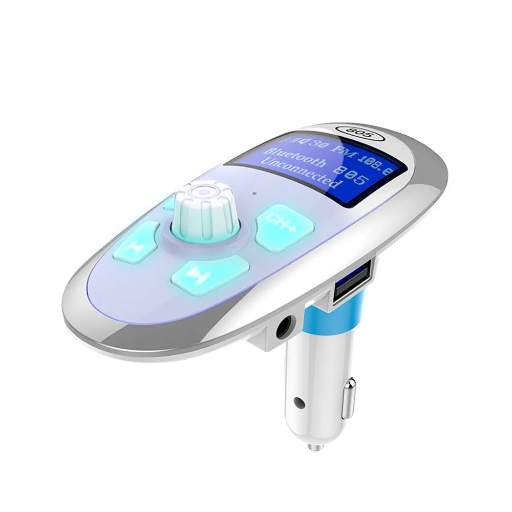 Car Kit MP3 плеер FM передатчик Bluetooth Беспроводной радио адаптер 2 USB Зарядное