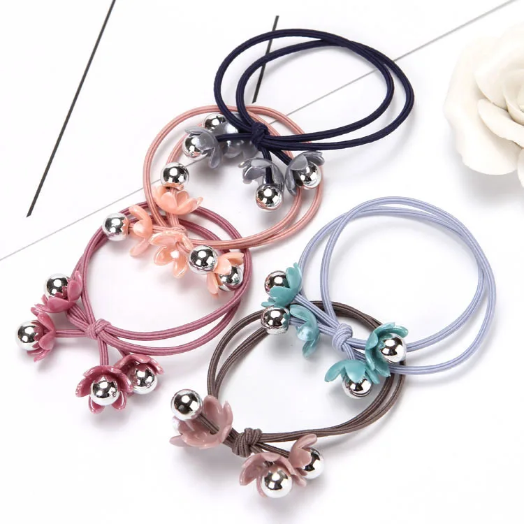 2019 аксессуары для волос жемчуг эластичной резинки кольцо Головные уборы Девушка