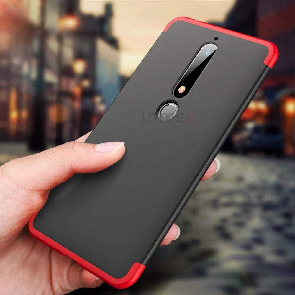 Luxury Full Protector Hard Case For Nokia 6 2018 TA-1054 Cover Nokia6 Coque 6.1 Capa | Мобильные телефоны и аксессуары