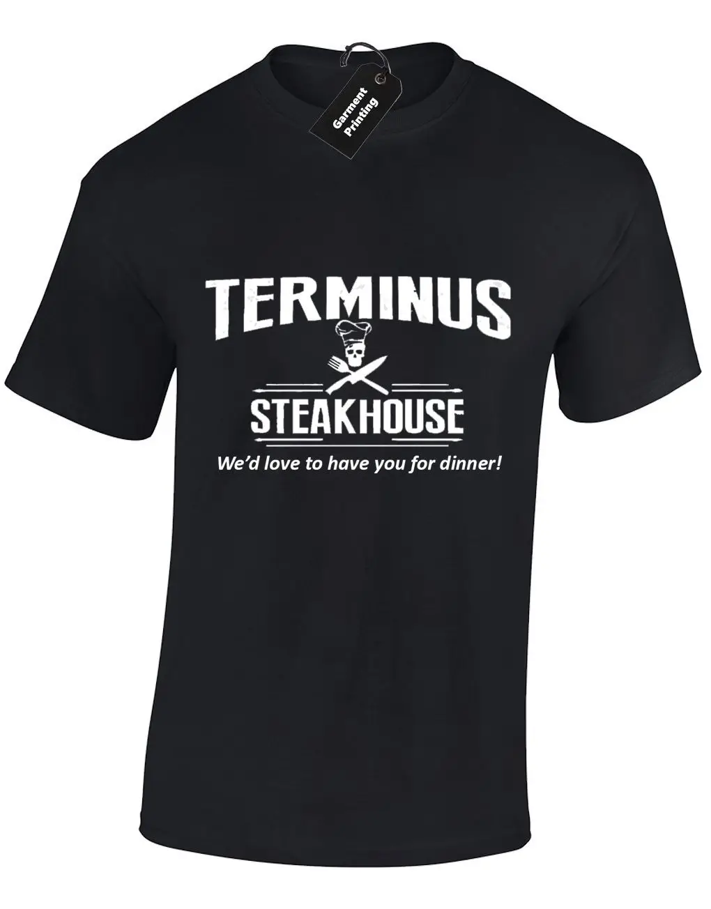 Мужская футболка TERMINUS STEAKHOUSE крутая Повседневная рубашка с принтом комиксов