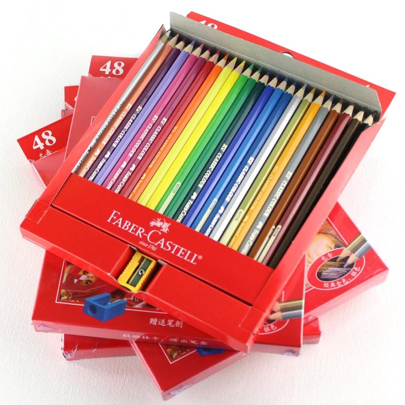 Классические цветные карандаши Faber Castell 48 цветов Lapis De Cor профессиональные
