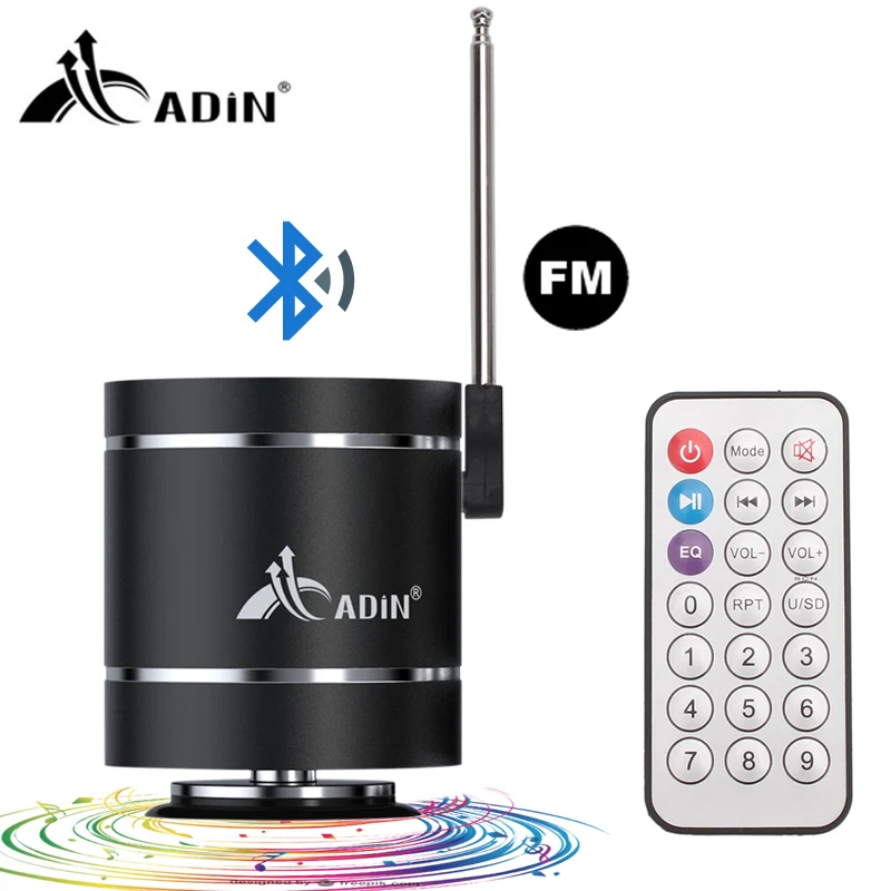 Портативная мини Колонка Adin 15 Вт Bluetooth 4 0|Портативные колонки| |
