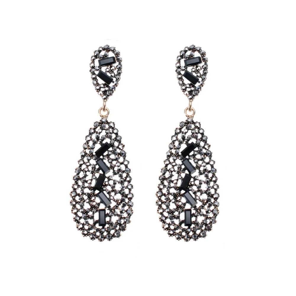 Модные женские туфли со стразами кольца петли уха Серьги гвоздики|fashion stud earrings|stud