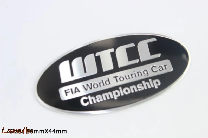 D694 WTCC Топ бампер наклейки 3D Герба Знак плакат автомобиля Стикер черный| |