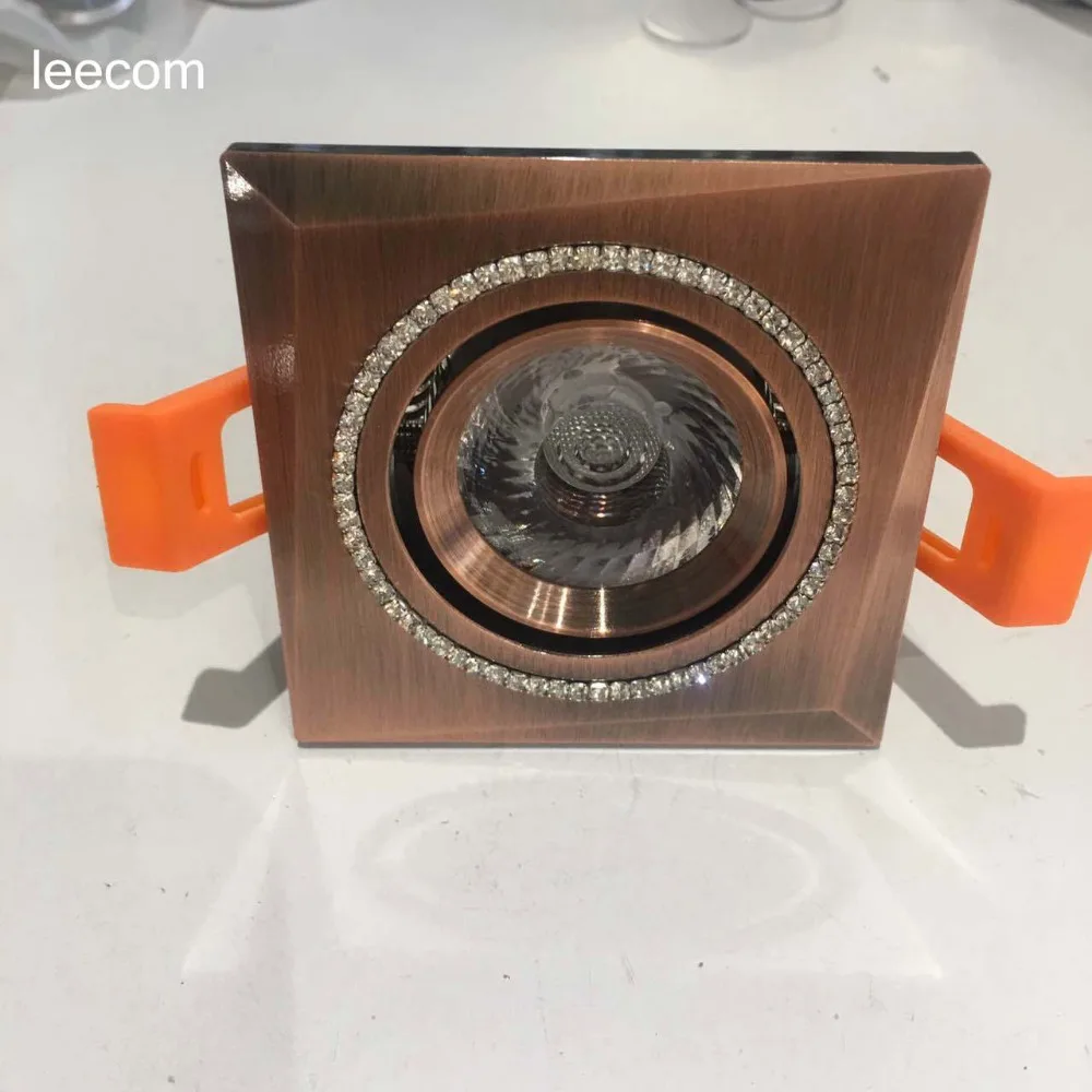 6pcs/lot 7w 10w square Led Downlight Spot Light For Ceiling diameter 70mm Recessed Lamp Ac85-265v Down Lights Free Shipping | Освещение