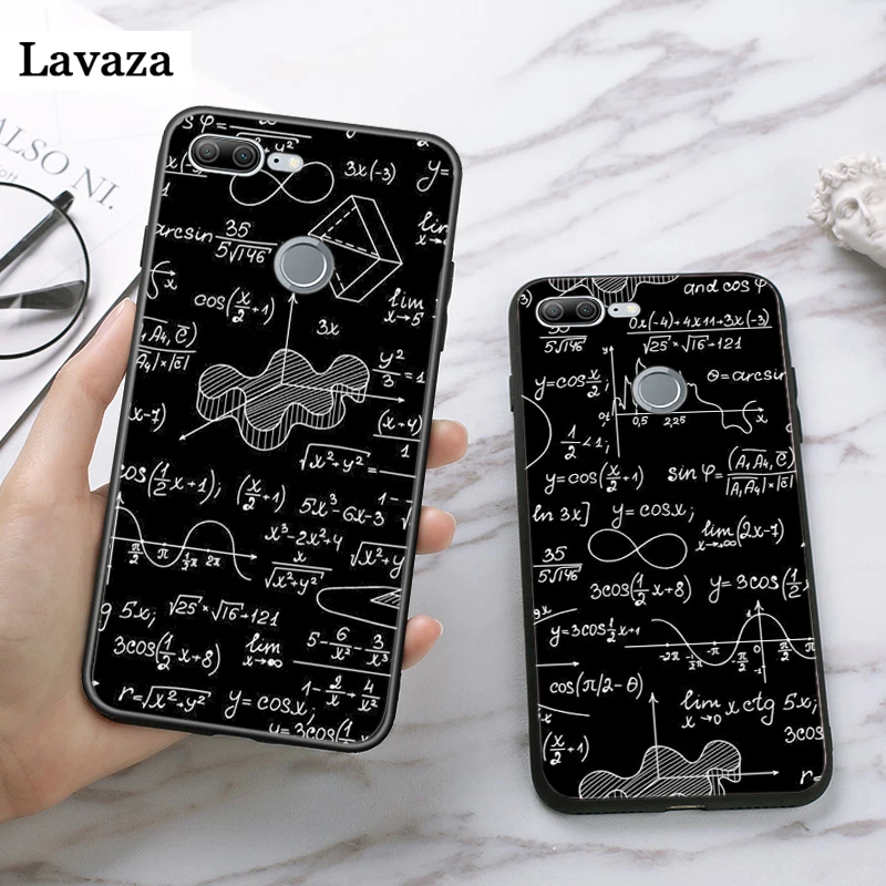 chemistry scribbles Silicone Case for Huawei P8 Lite 2015 2017 P9 2016 Mimi P10 P20 Pro P Smart Z 2019 P30 | Мобильные телефоны и