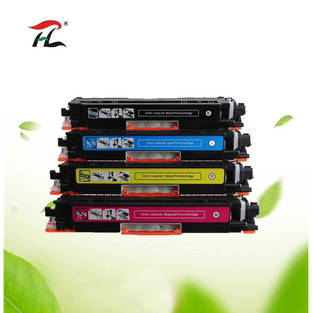 

1Pk Compatible toner cartridge for HP CF350A CF351A CF352A CF353A 130A Color LaserJet Pro MFP M176n M176 M177fw M177 printer