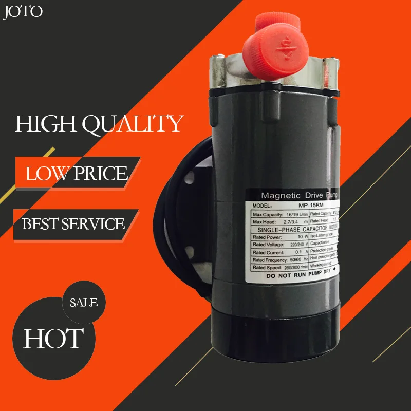 

220V 1/2" Food Grade Magnetic Drive Pump 12.7MM (1/2INCH) 10W Transfer Liquids