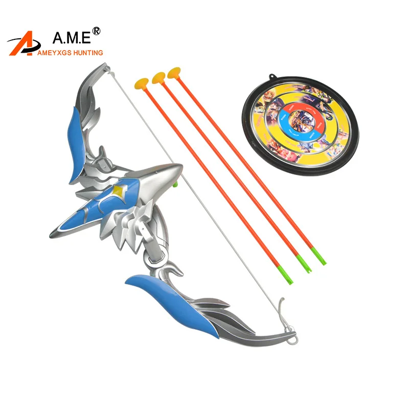 

Archery Children Bow And Arrow Set ABS Plastic Safety Sucker Arrows Recurve Children Bows For Outdoor Sports Kid Toy Accessories