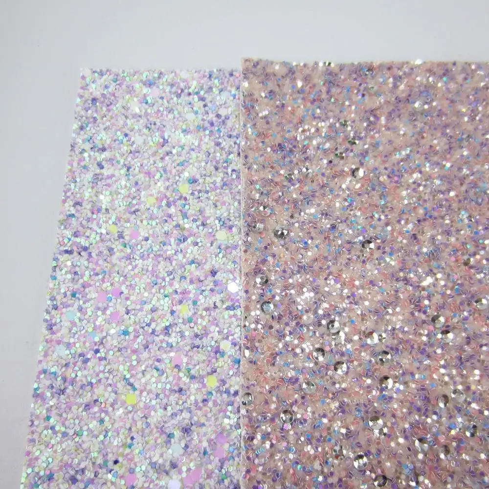 Фиолетовый толстый Блеск Ткань Кожа Для DIY луки A4 лист 8 &quotx 11 8&quot 1 шт