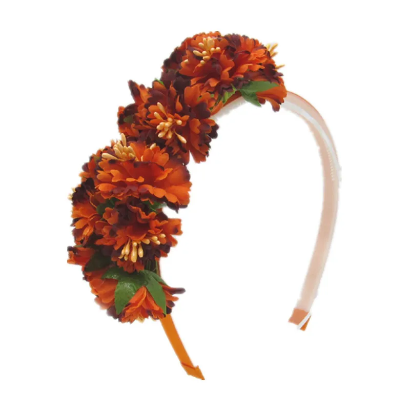 Летняя Пляжная лента для волос с цветочным принтом детская пляжная свадебной