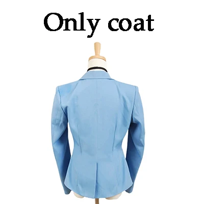 Only coat 4 шт. Ouran старшеклассник клуб школа Харухи Kyoya Hikaru Такаши костюм для косплея пиджак галстук рубашки и парик для мужчин и женщин - Color: Only coat