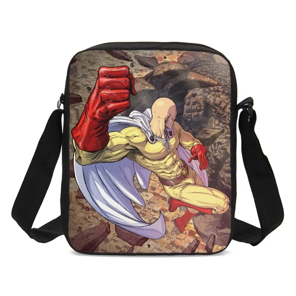 One Punch Man мешок слинга прыжок аниме дизайн, сумка-мессенджер для детей через плечо сумка для мальчиков и девочек плеча Сумки сумка sac a main