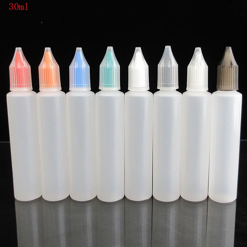 Пластиковая бутылка с пипеткой в виде единорога 60 мл 10 шт.|Многоразовые бутылки| |