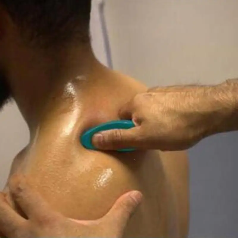 1 шт. ручка Массаж зеленый защита для большого пальца инструментом глубоко шеи