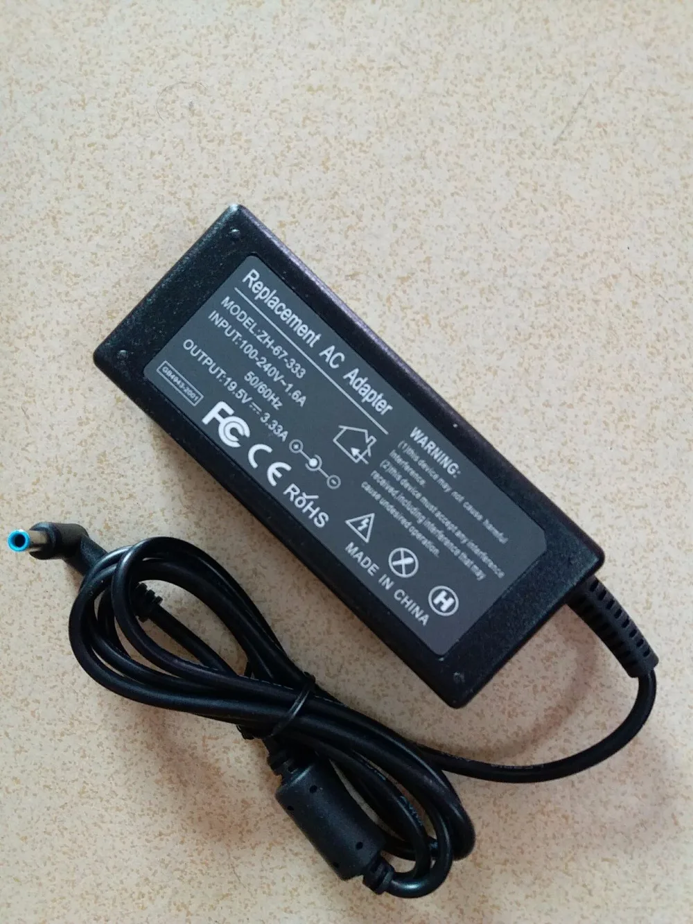 Блок питания 65 Вт 19 5 в 3.33A AC/DC зарядное устройство для HP Zbook 15u G3 EliteBook 1040 820 G3|ac power