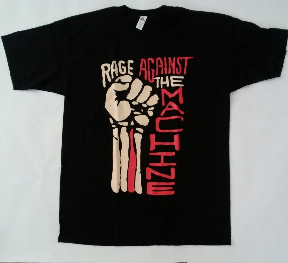 Бесплатная доставка в тот же день рубашка с логотипом Rage Against The Machine Fist новая