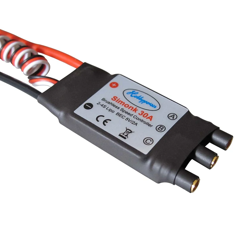 6 шт. Hobbypower SimonK 30A ESC Бесщеточный Регулятор скорости BEC 5V 2A для DIY Hexacopter F550 S550 |