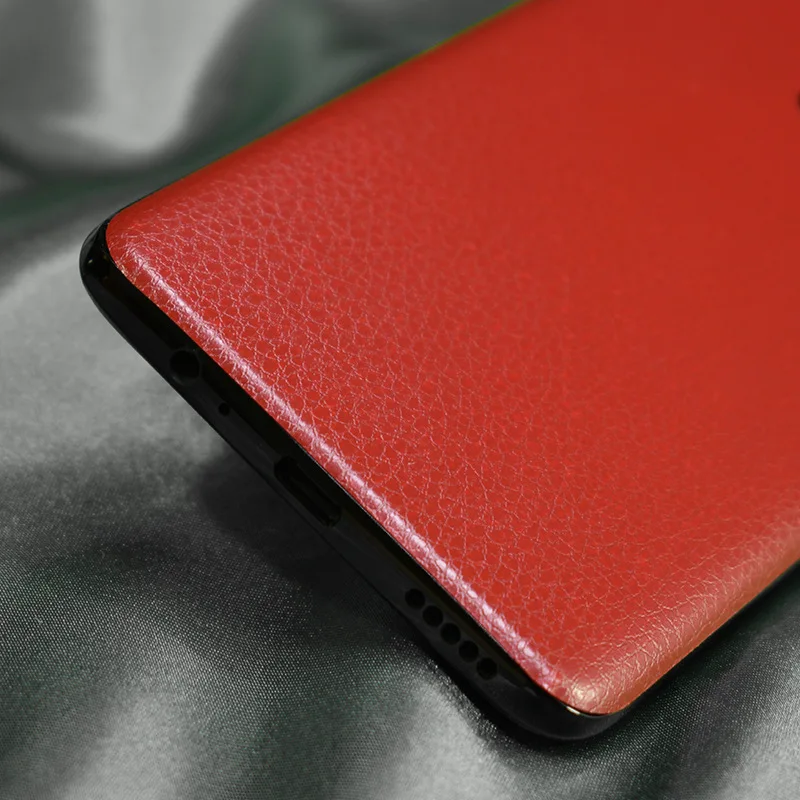 Кожаная зернистая декоративная задняя пленка для ONEPLUS 6T One Plus Мобильная защитная