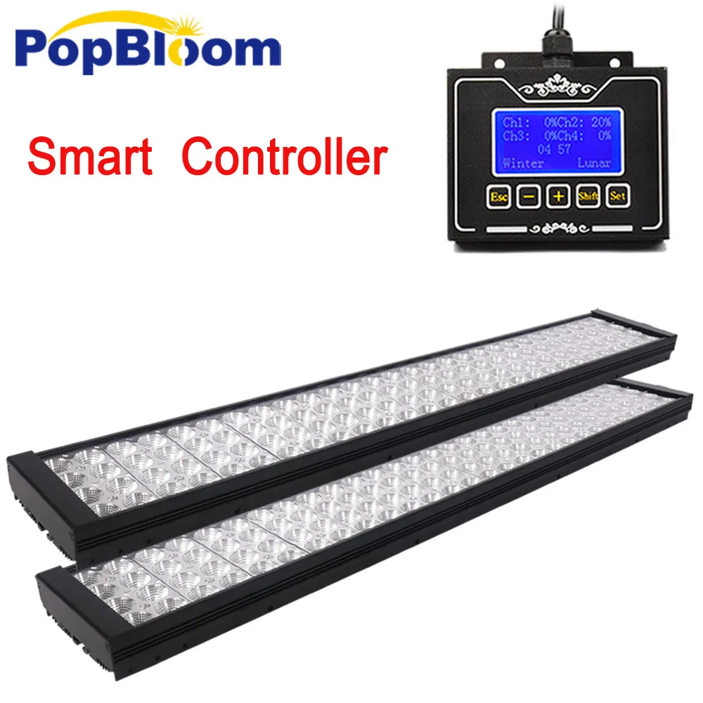 Лампа PopBloom для аквариума светодиодный светильник рыб 60 72 дюймов умный с