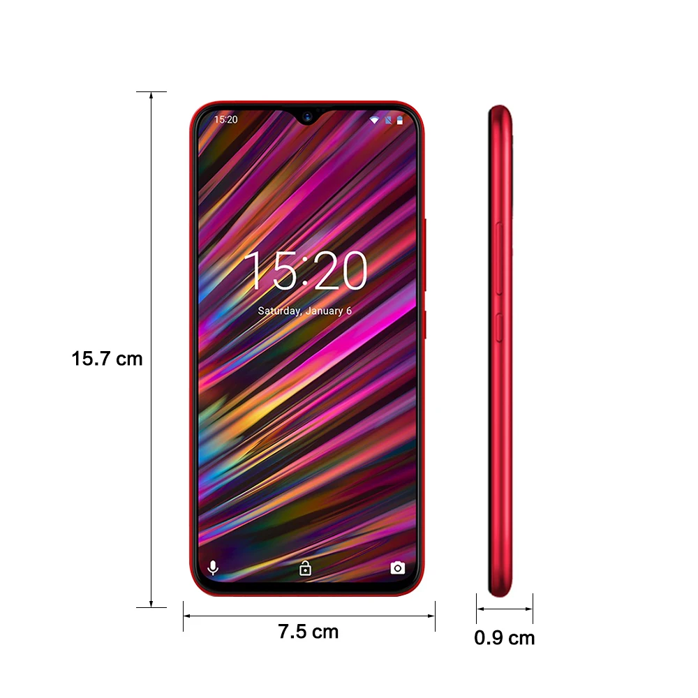 UMIDIGI F1 Play 4G смартфон 6 3 дюймов Android 9 0 Helio P60 Восьмиядерный 2 ГГц Mali G72 MP3 Гб ram 64 ГБ rom