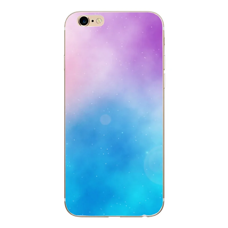 Чехол для Iphone 6 s мягкий прозрачный защитный чехол из ТПУ 5 5S 7 8 Plus X XS цветной |