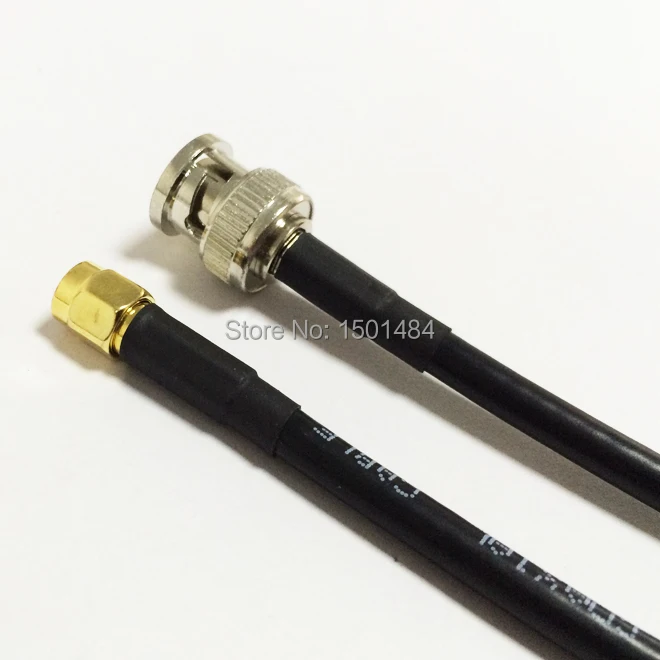 НОВЫЙ SMA Штекерный переключатель BNC радиочастотный коаксиальный кабель RG58 по