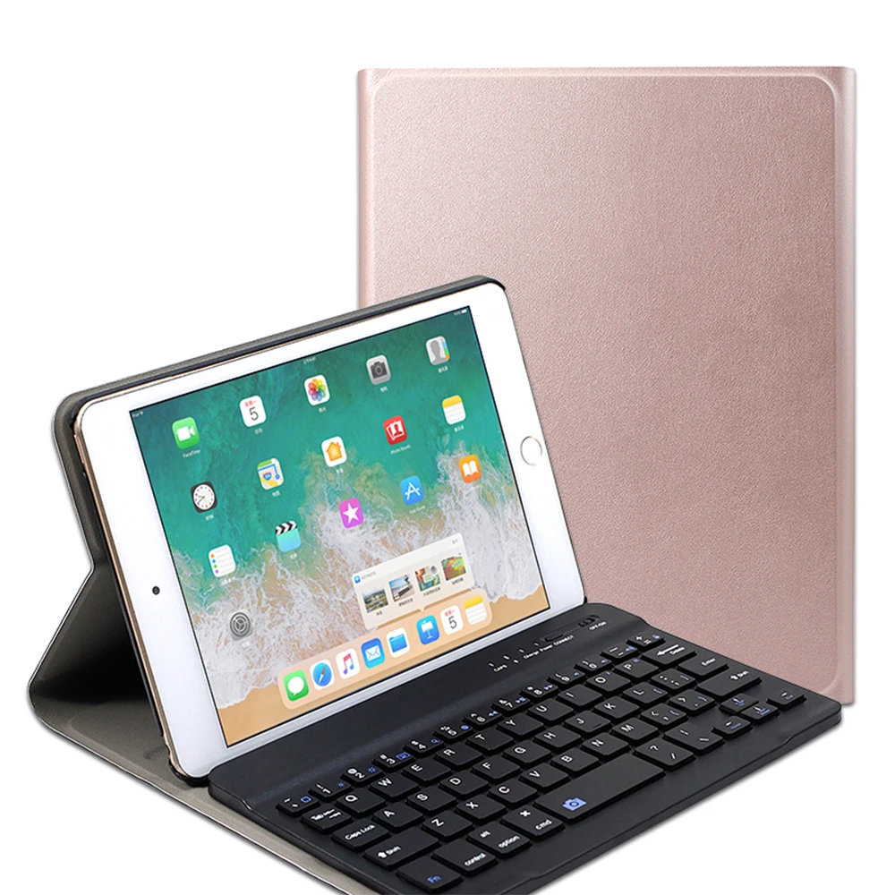 For iPad Mini 5 Case Keyboard Magnetic Adsorption Protector Cover Mini5 2019 Smart Sleep/Wake Wireless Bluetooth Cases | Компьютеры и